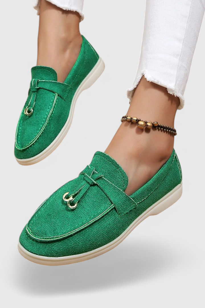 Coralie | Mocasines con Acabado Suede