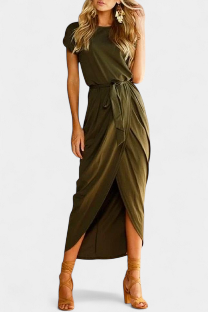 Clarissa | Vestido Midi Envolvente
