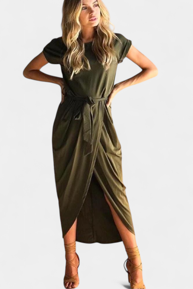 Clarissa | Vestido Midi Envolvente