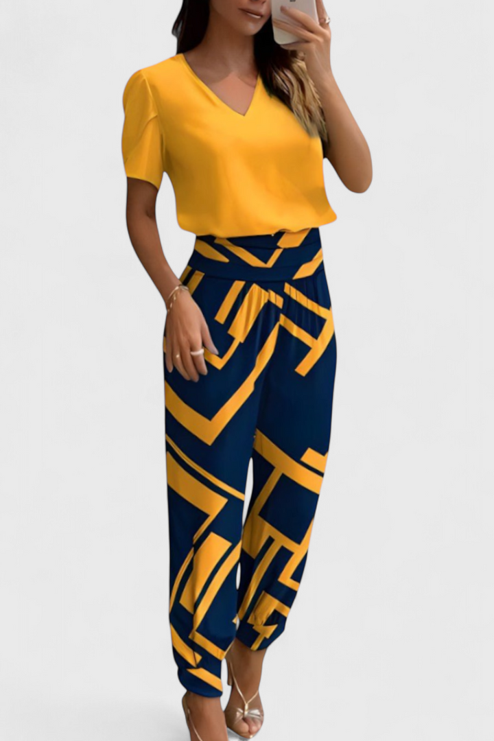 Cassandra | Conjunto de Blusa y Pantalones