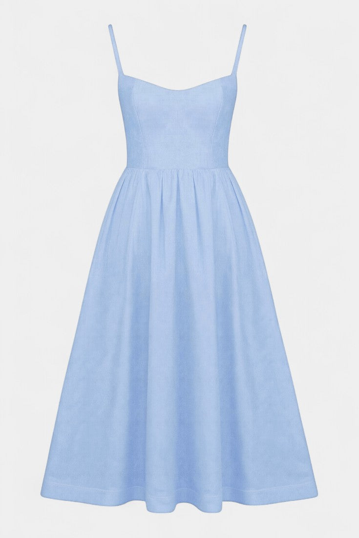 Marvelle | Vestido Midi Flowy Sin Mangas