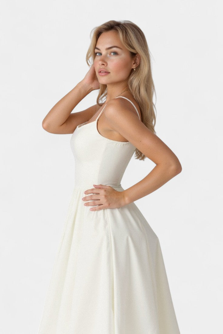 Marvelle | Vestido Midi Flowy Sin Mangas