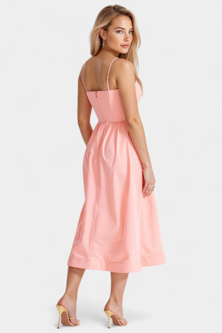 Marvelle | Vestido Midi Flowy Sin Mangas