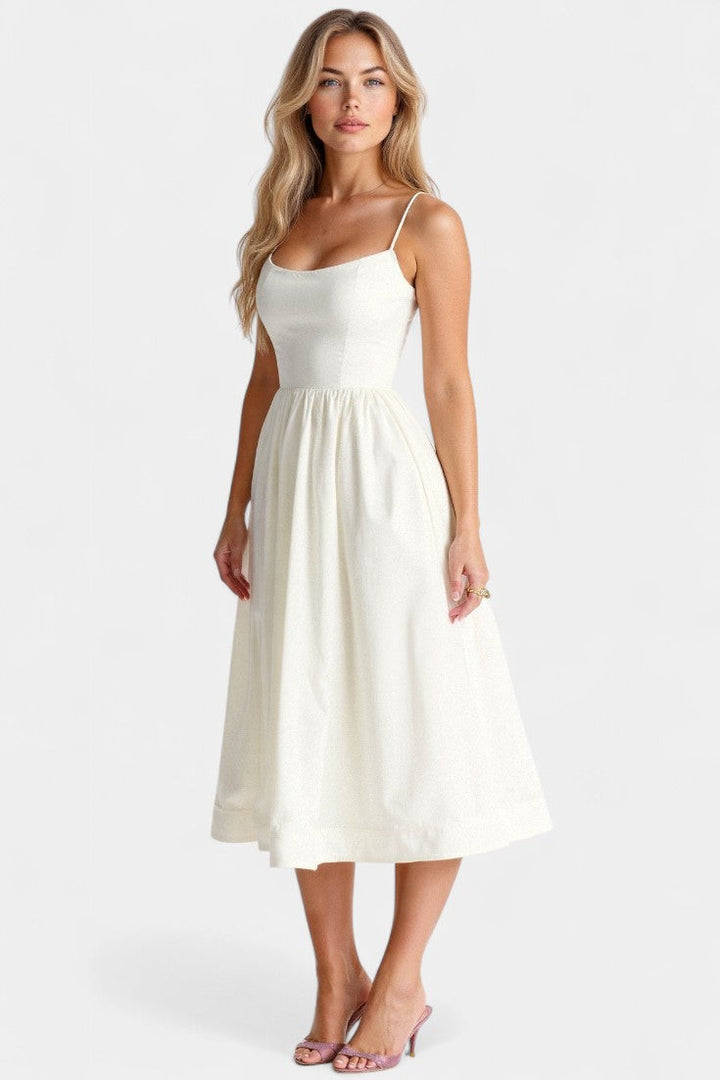 Marvelle | Vestido Midi Flowy Sin Mangas