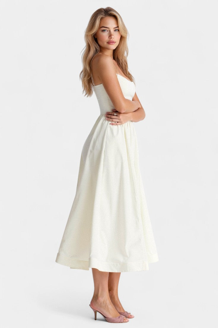 Marvelle | Vestido Midi Flowy Sin Mangas