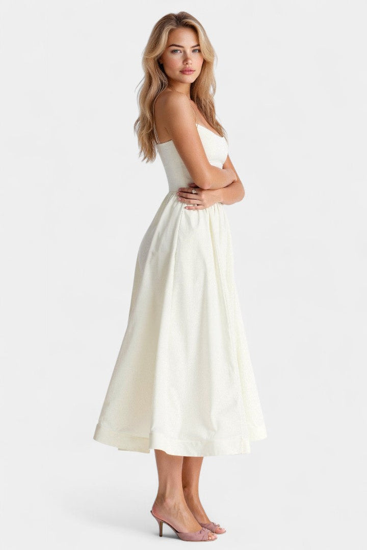 Marvelle | Vestido Midi Flowy Sin Mangas