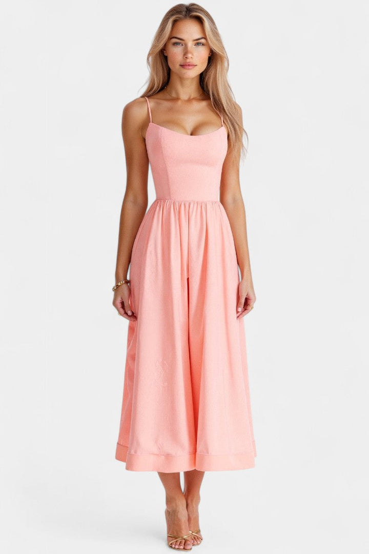 Marvelle | Vestido Midi Flowy Sin Mangas