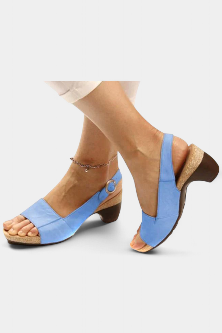 Judy | Sandalias Ortopédicas con Tacón Abierto