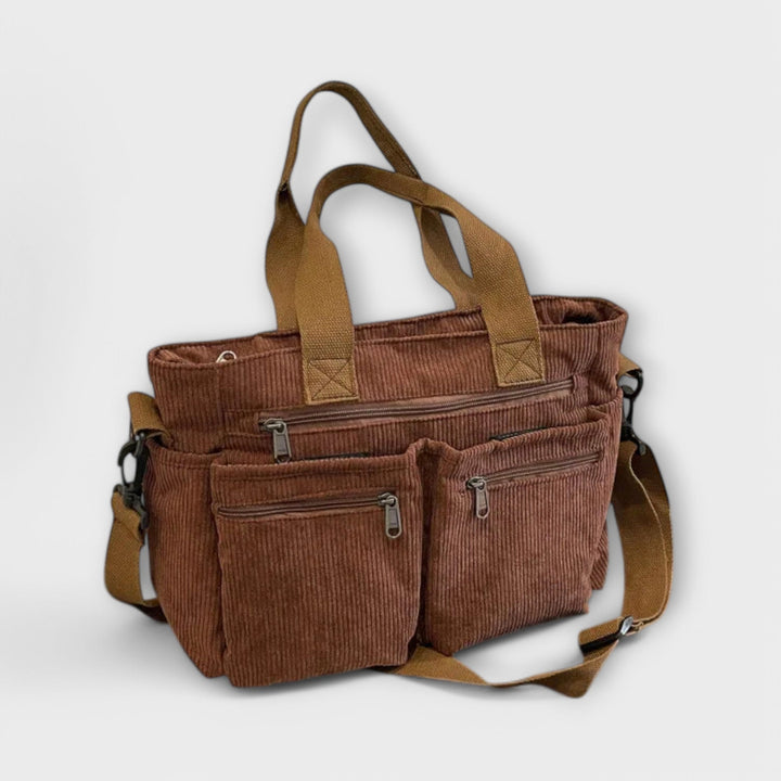 Inesa | Bolso de pana con diseño moderno