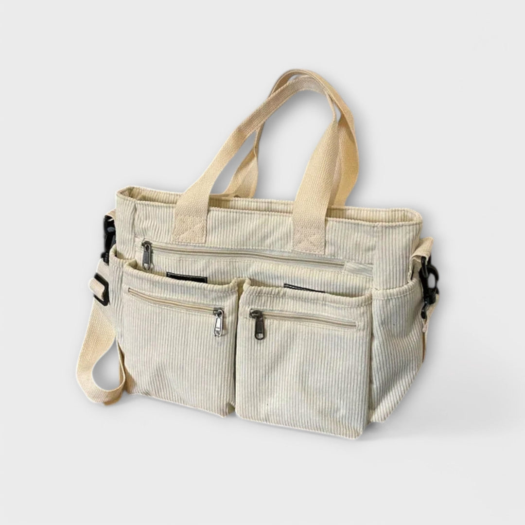 Inesa | Bolso de pana con diseño moderno